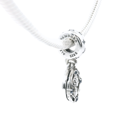 Genuine PANDORA 799251C01 Star Wars X Princess Leia Double Dangle Charm Only