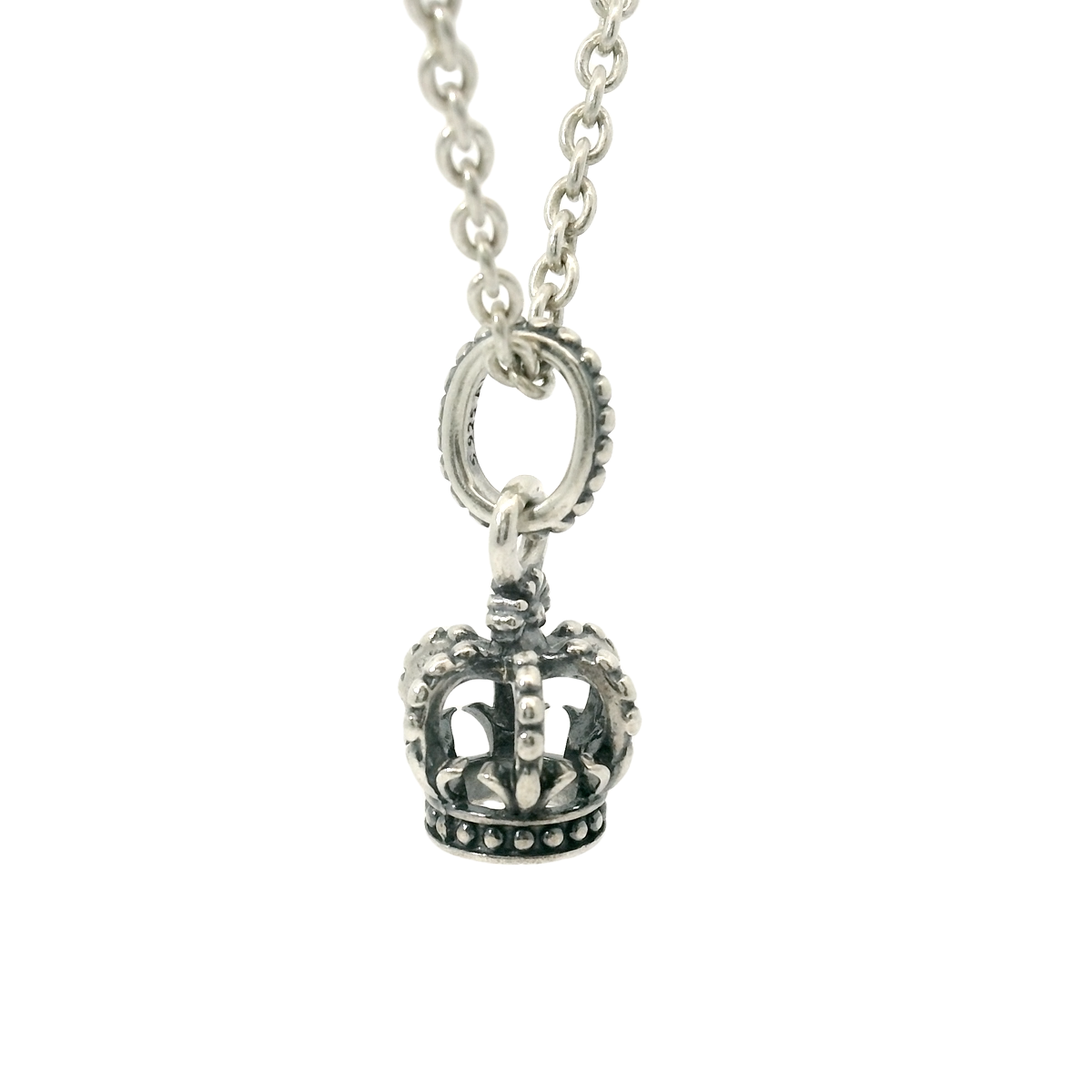 Genuine PANDORA 791376 Silver Noble Splendor Crown Dangle Bead Charm Only