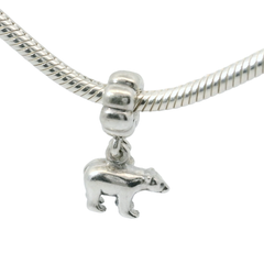 Genuine PANDORA 791029CZ Dangle Polar Bear Charm Only