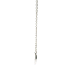 Genuine PANDORA 396235CZ-45 Circles Logo Silver Zirconia Necklace 45cm
