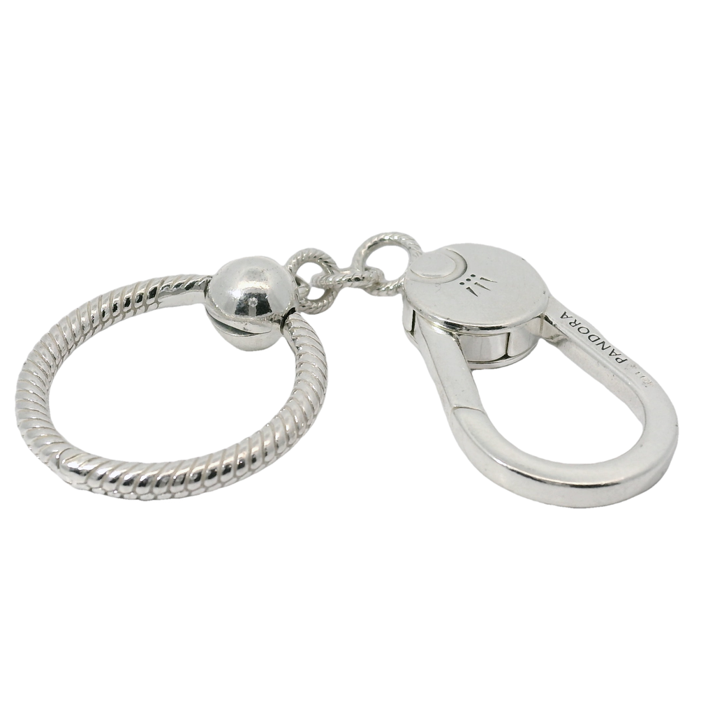 Genuine PANDORA 399567C00 Moments Small Bag Silver Charm Holder