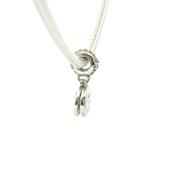 Genuine PANDORA 798231CZ Disney Ariel Green Enamel Double Dangle Charm Only