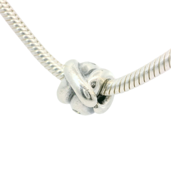 Genuine PANDORA 790328CCZ Silver and Champagne Zirconia Swirl Charm Only