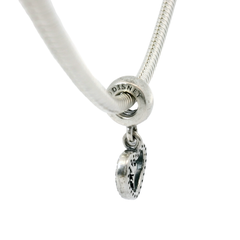 Genuine PANDORA 791565CZ Disney Tinkerbell Dangle Heart Clear CZ Charm Only
