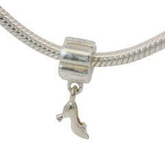 Genuine PANDORA 790349 14K Two Tone Gold Stiletto Shoe Dangle Charm Only