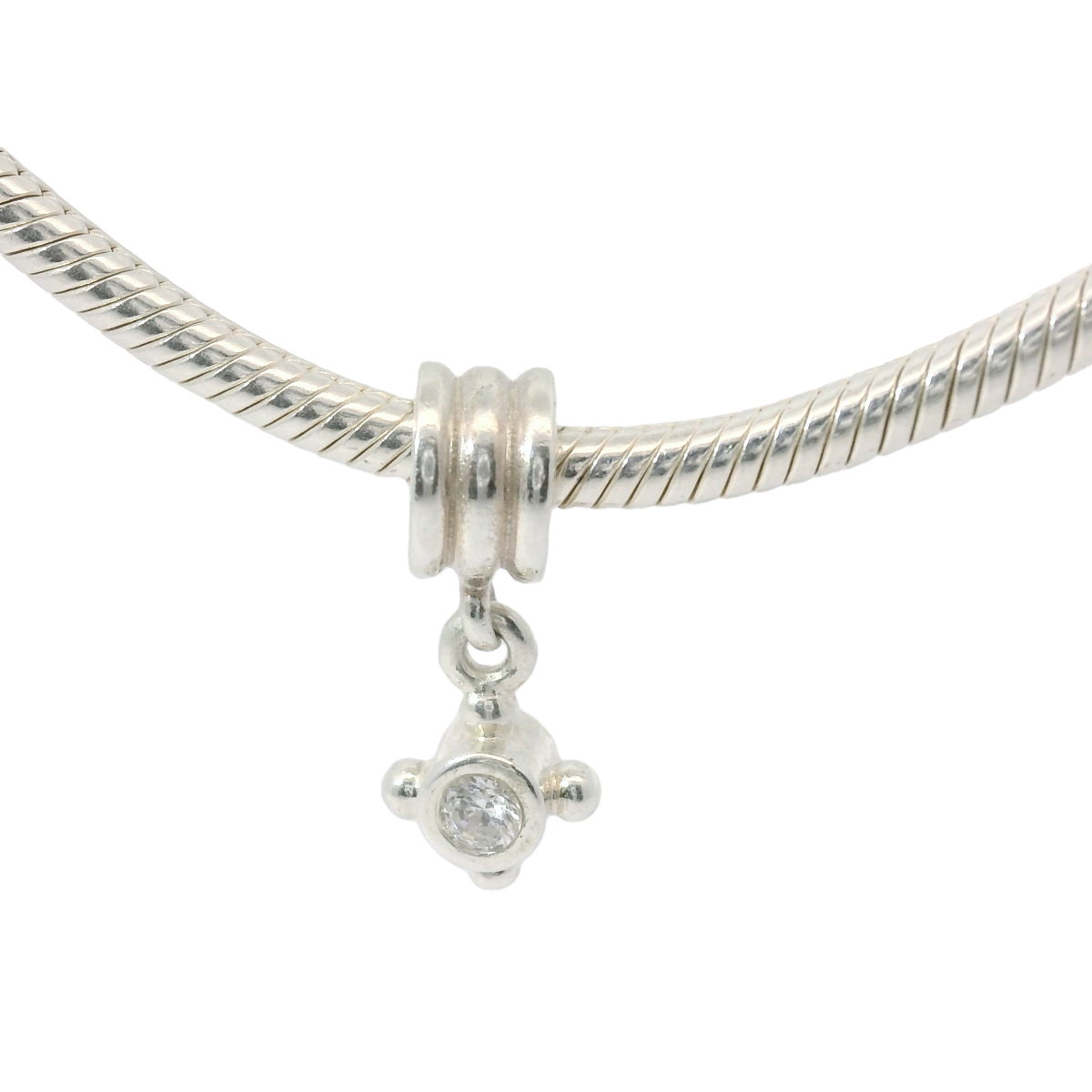 Genuine PANDORA 790235CZ Compass Dangle Charm Only