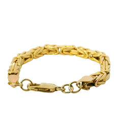 7" Pre-owned 9CT Kids Byzantine Bracelet (12.7g)