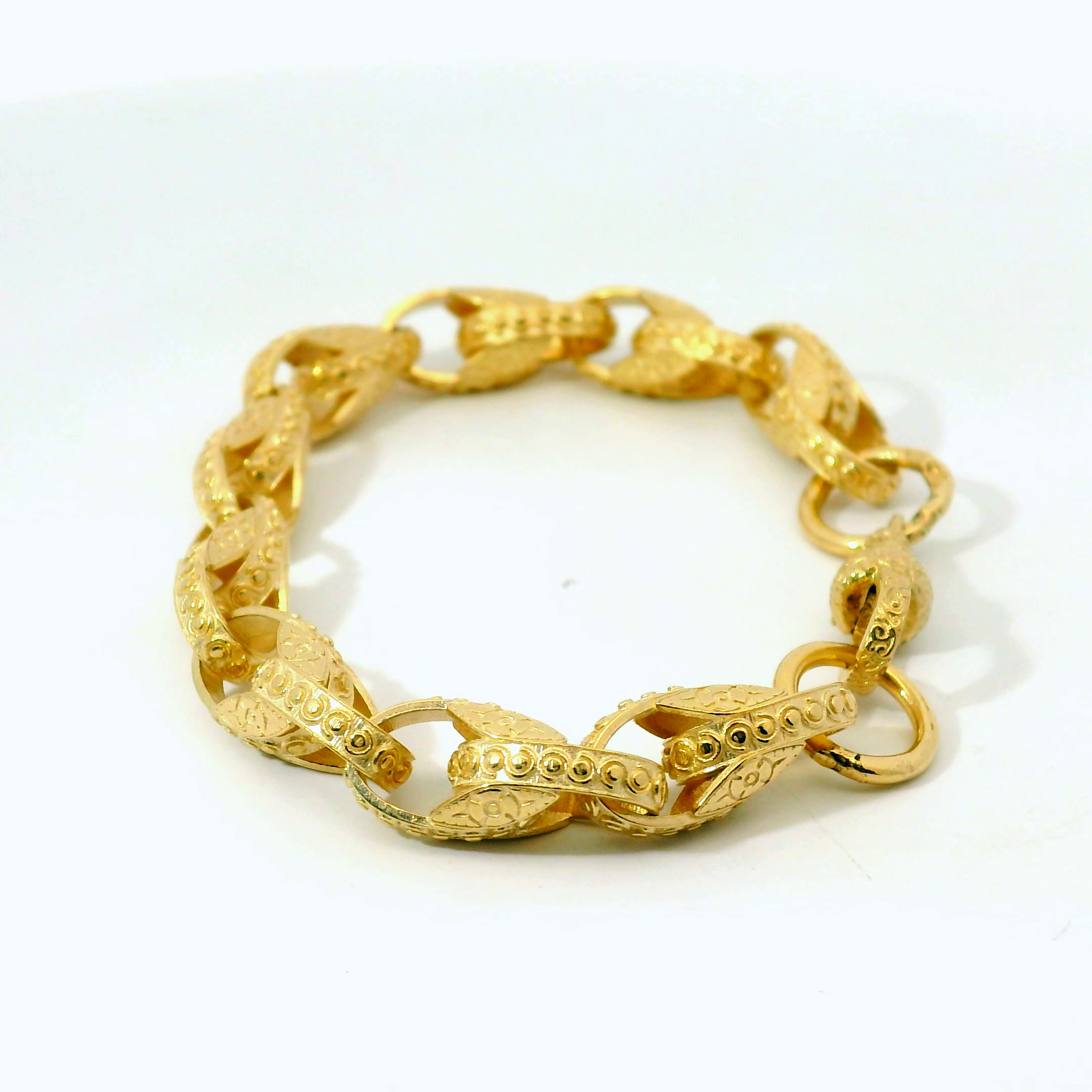 6.5" New 9CT Tulip Bracelet (13g)