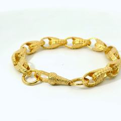 6.5" New 9CT Tulip Bracelet (13g)