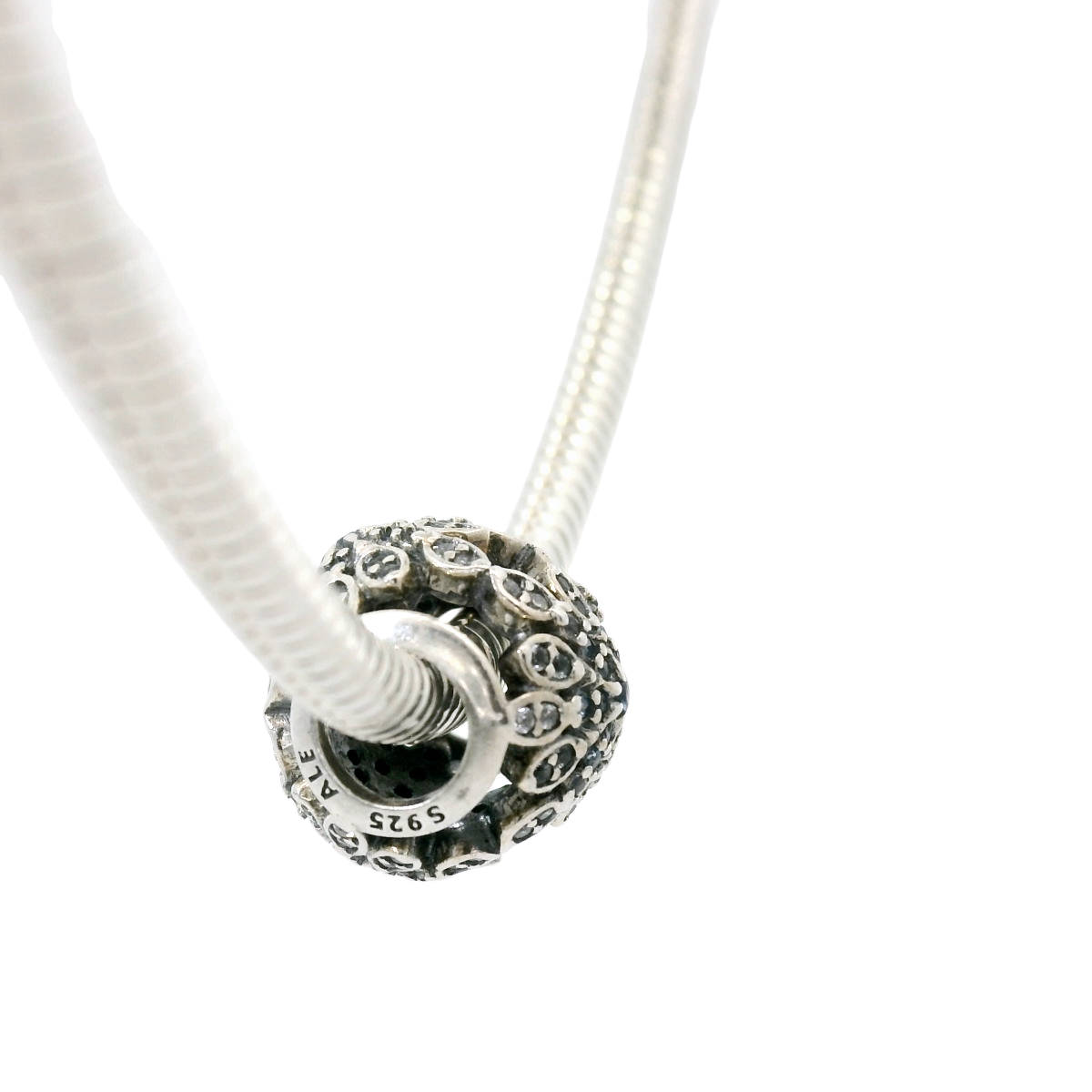 Genuine PANDORA 791760NBLMX Blue Crystallised Snowflake Charm Only