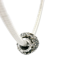 Genuine PANDORA 791760NBLMX Blue Crystallised Snowflake Charm Only