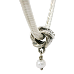 Genuine PANDORA 790281GP Oxy Swirl with Grey Pearl Charm Only