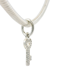 Genuine PANDORA 791353CZ Dangle Pave Key Symbol Of Trust Charm Only