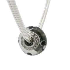 Genuine PANDORA 790642 925 ALE Grey Flower For You Charm
