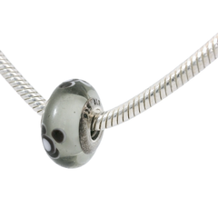 Genuine PANDORA 790642 925 ALE Grey Flower For You Charm