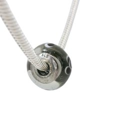 Genuine PANDORA 790642 925 ALE Grey Flower For You Charm