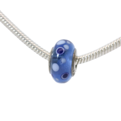 Genuine PANDORA 790695 Blue Bubbles Murano Glass Charm Only