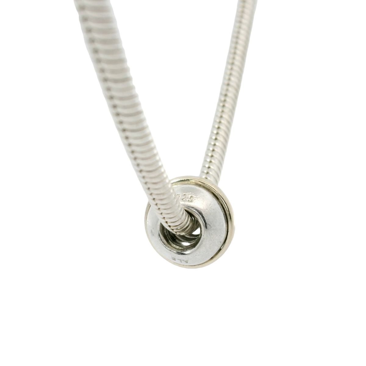 Genuine PANDORA 790178 Two Tone Sterling Silver & 14ct Gold Saturn Charm Only