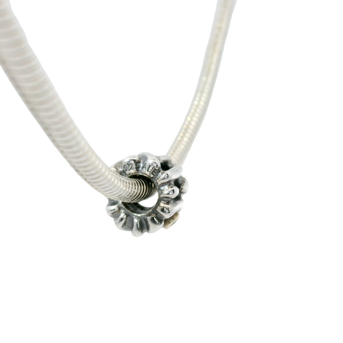 Genuine PANDORA 790352D Silver & 14ct Gold Diamond 'Kisses & Hugs XOX’ Charm Only