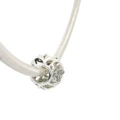 Genuine PANDORA 791419CZ Mystic Floral Cubic Zirconia CZ Silver Charm Only
