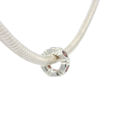 Genuine PANDORA 790368PCZ Silver Trinity Pink CZ Spacer Only