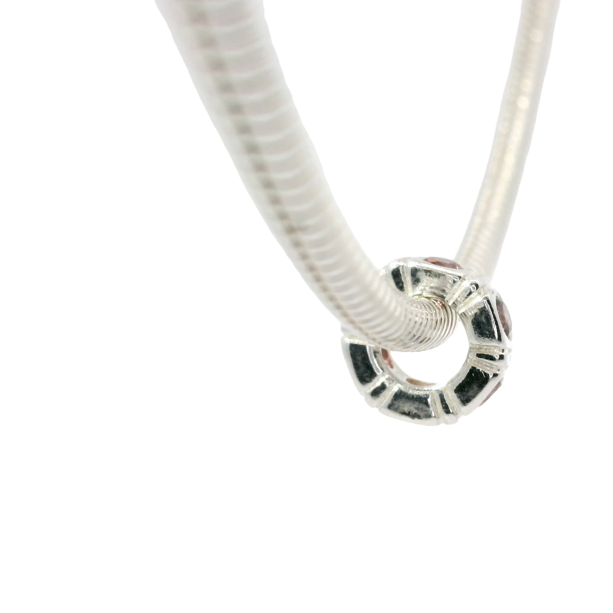 Genuine PANDORA 790368PCZ Silver Trinity Pink CZ Spacer Only