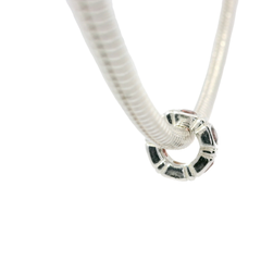 Genuine PANDORA 790368PCZ Silver Trinity Pink CZ Spacer Only