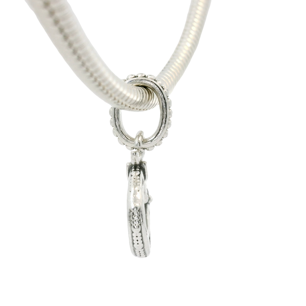 Genuine PANDORA 799157C01 Good Luck Horseshoe Pendant Charm Only