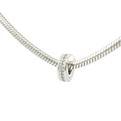 Genuine PANDORA 797808CZ Cubic Zirconia Wish Spacer Charm Only