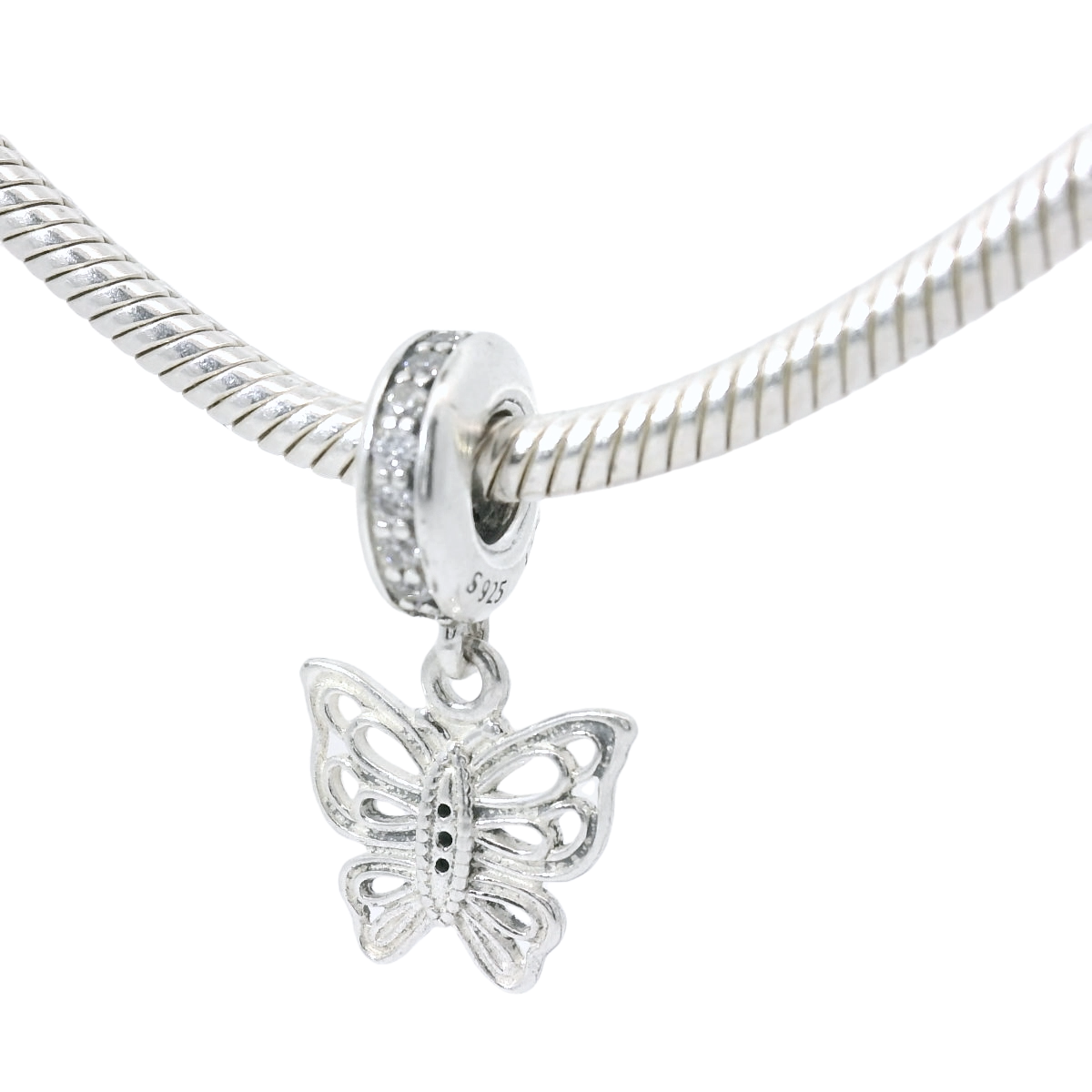 Genuine PANDORA 791255CZ Charm Love Takes Flight Dangle Only