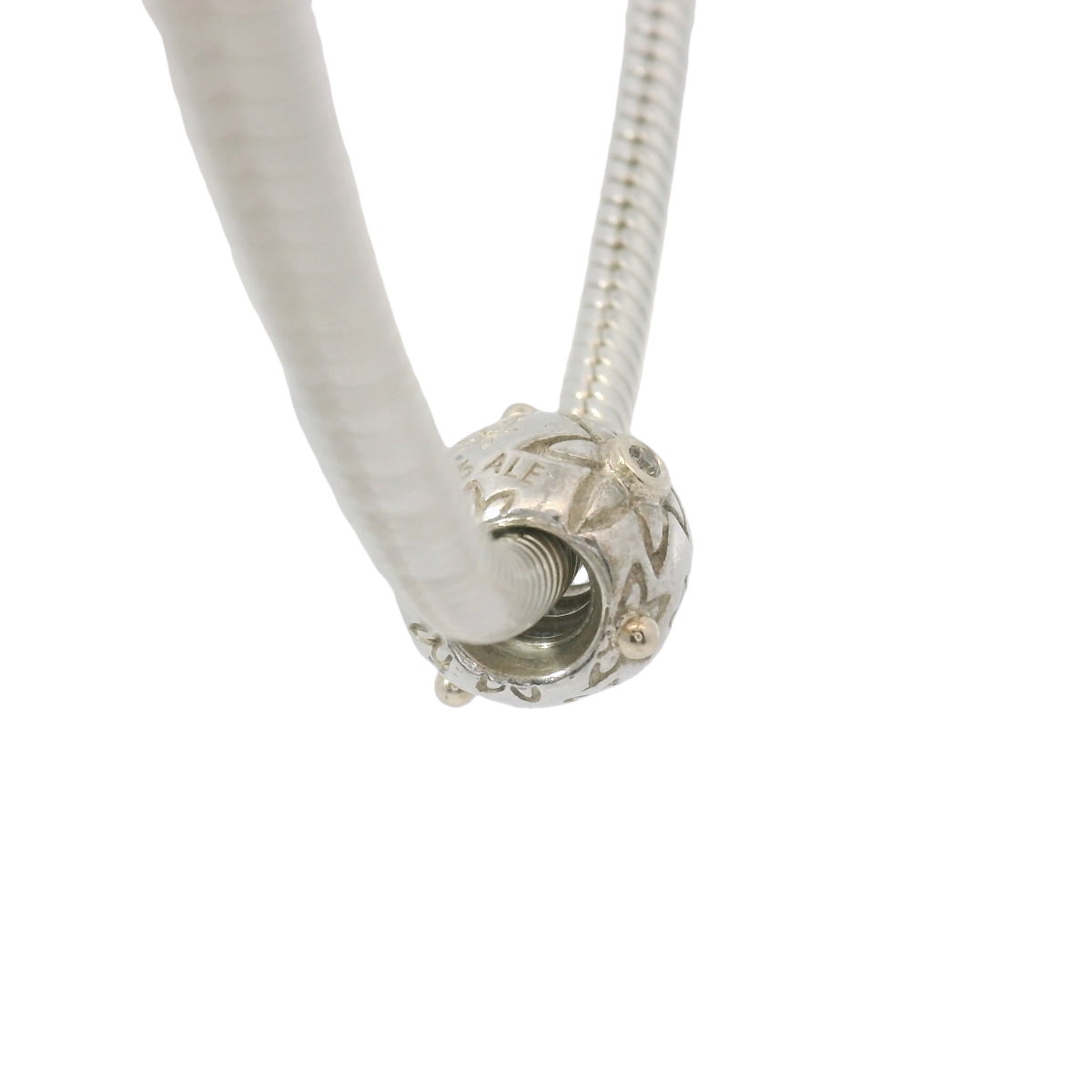 Genuine Pandora 790399DN Sterling Silver and 14ct Diamond Flower Power Charm - Goldbank Jewellers