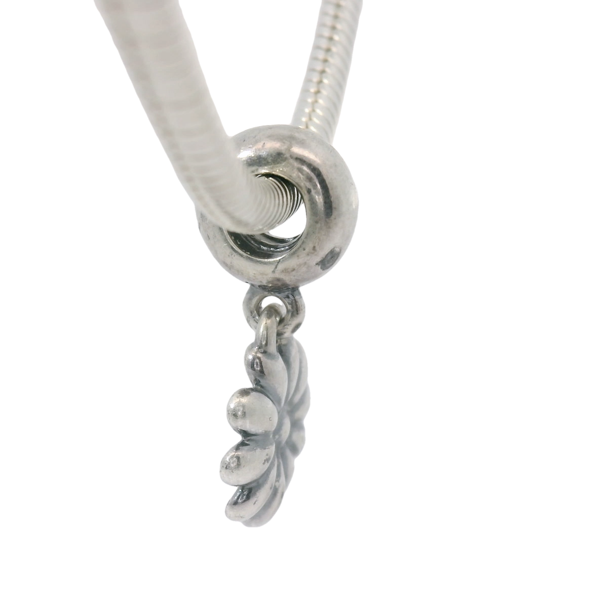 Genuine PANDORA 791210 Gerbera 2-Tone 14ct Gold and Silver Pendant Charm Only