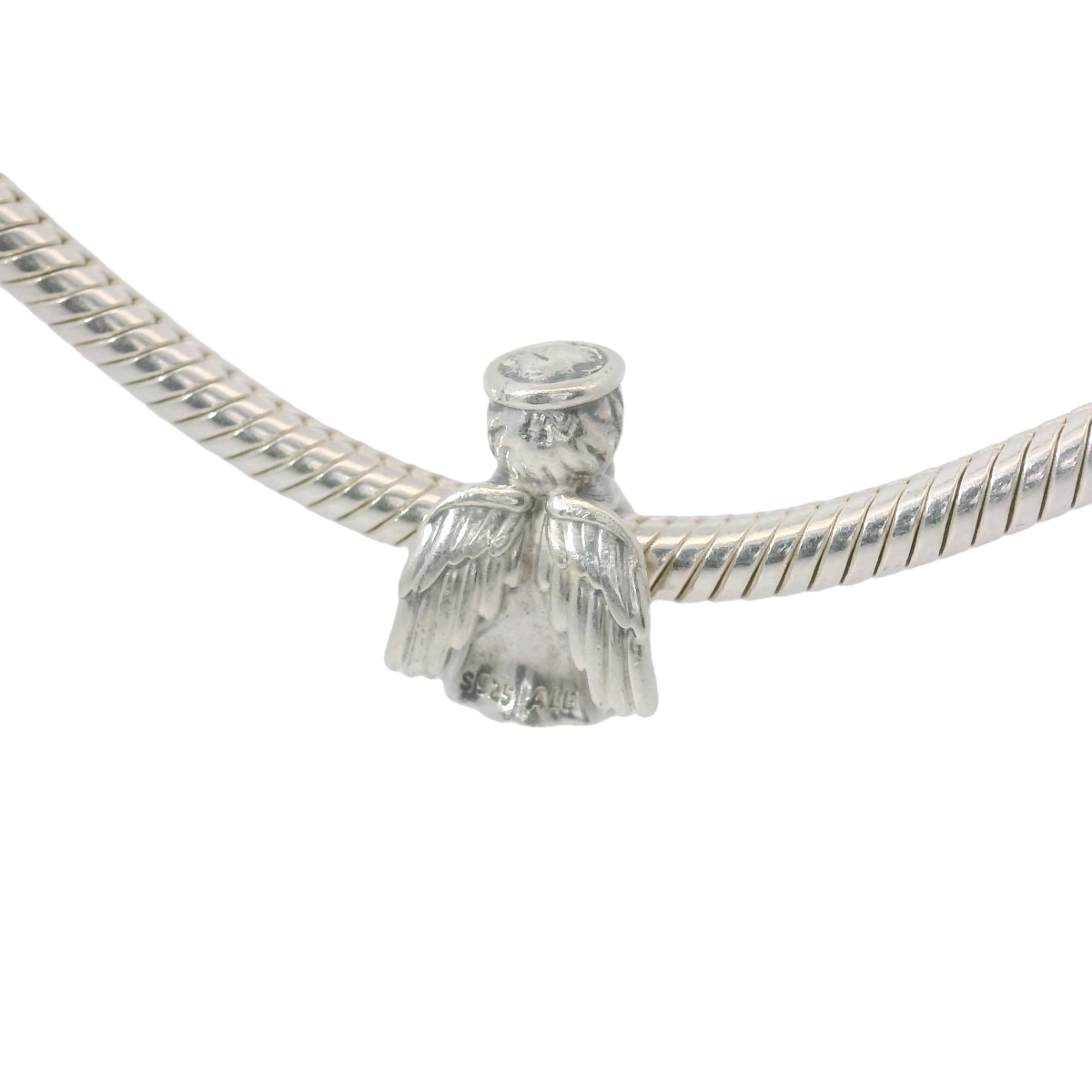 Genuine PANDORA 798413C00 Sterling Silver Angel of Love Charm Only