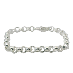 7.5" New Silver 925 Belcher Bracelet (12.7g)