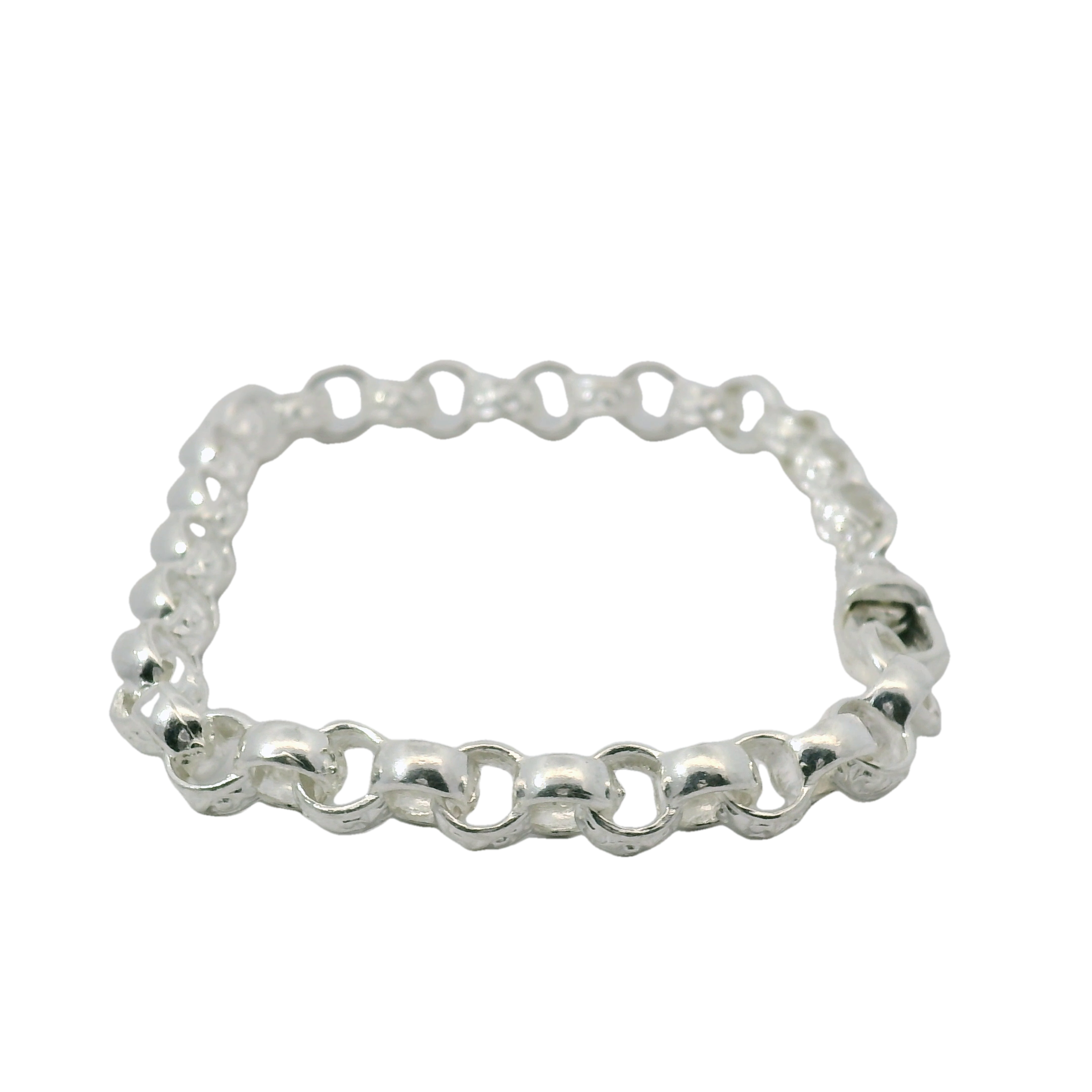 7.5" New Silver 925 Belcher Bracelet (12.7g)