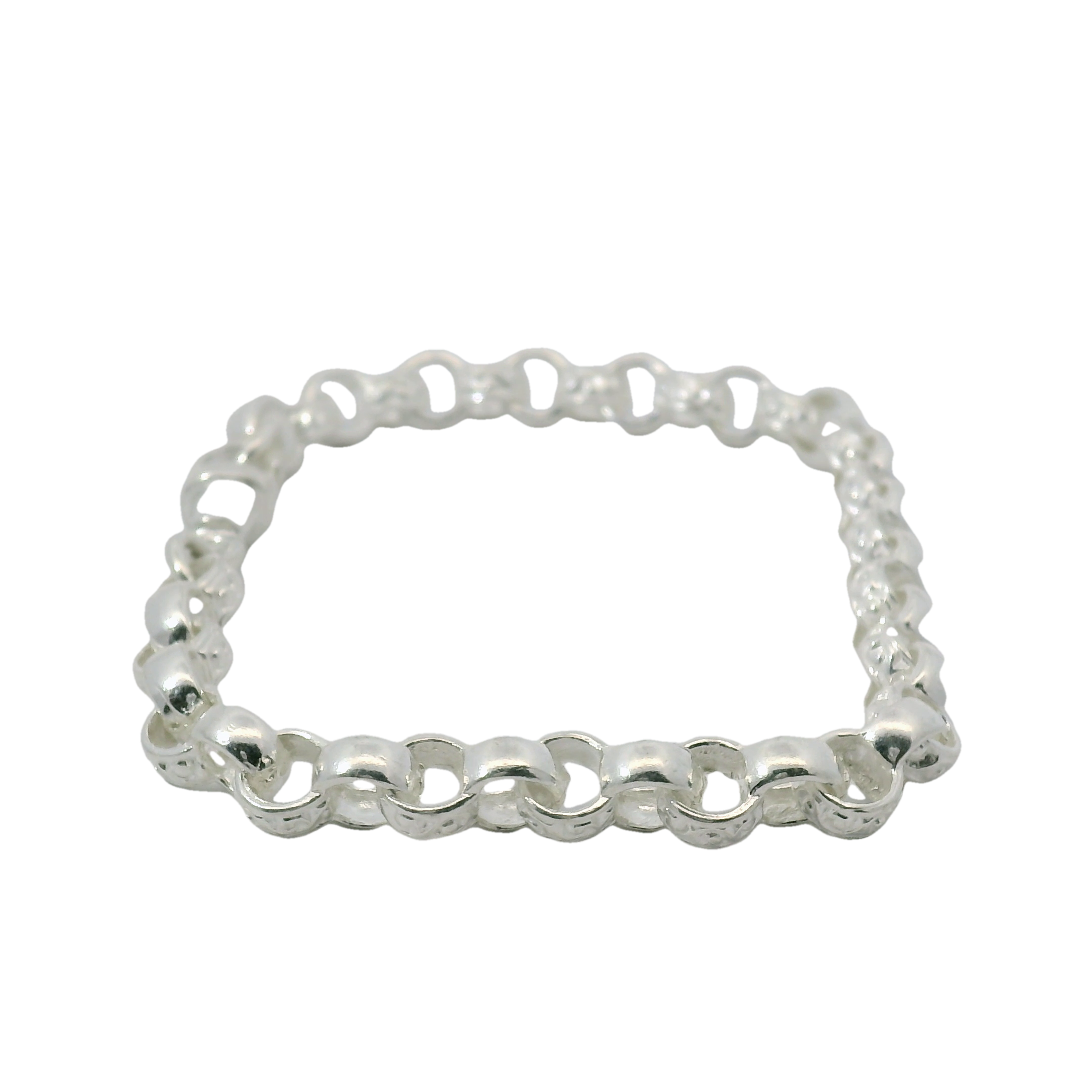 7.5" New Silver 925 Belcher Bracelet (12.7g)