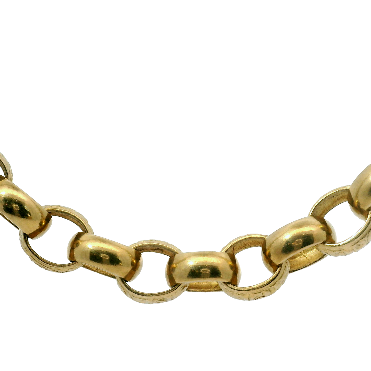 26" Pre-owned 9CT Belcher Chain Necklace (79.5g)