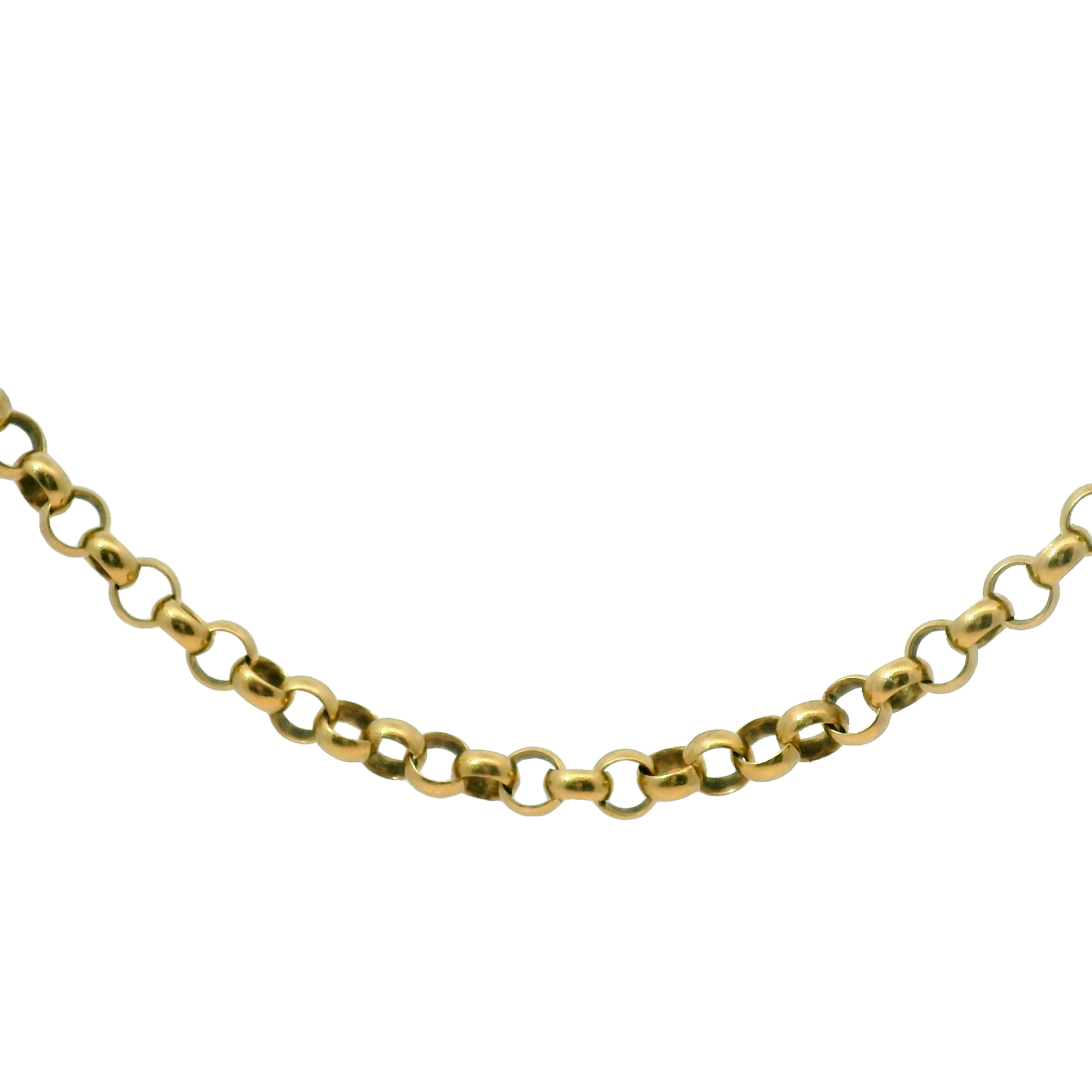30" Pre-owned 9CT Belcher Chain Necklace (23.32g)