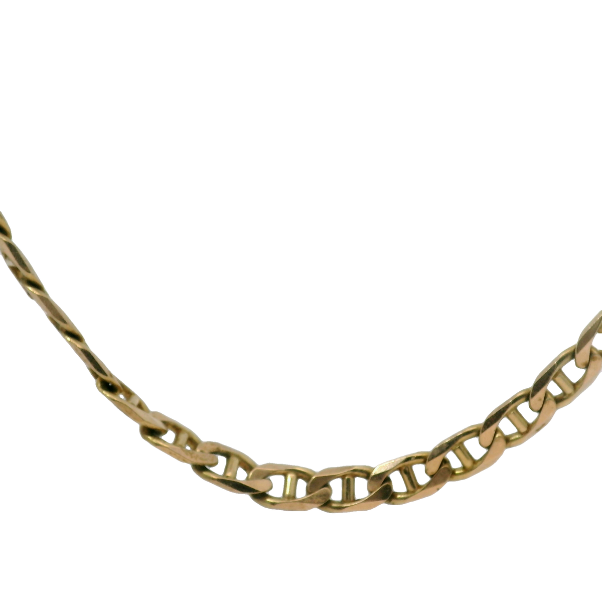 24" Pre-owned 9CT Marine Link Chain Necklace (35.97g)