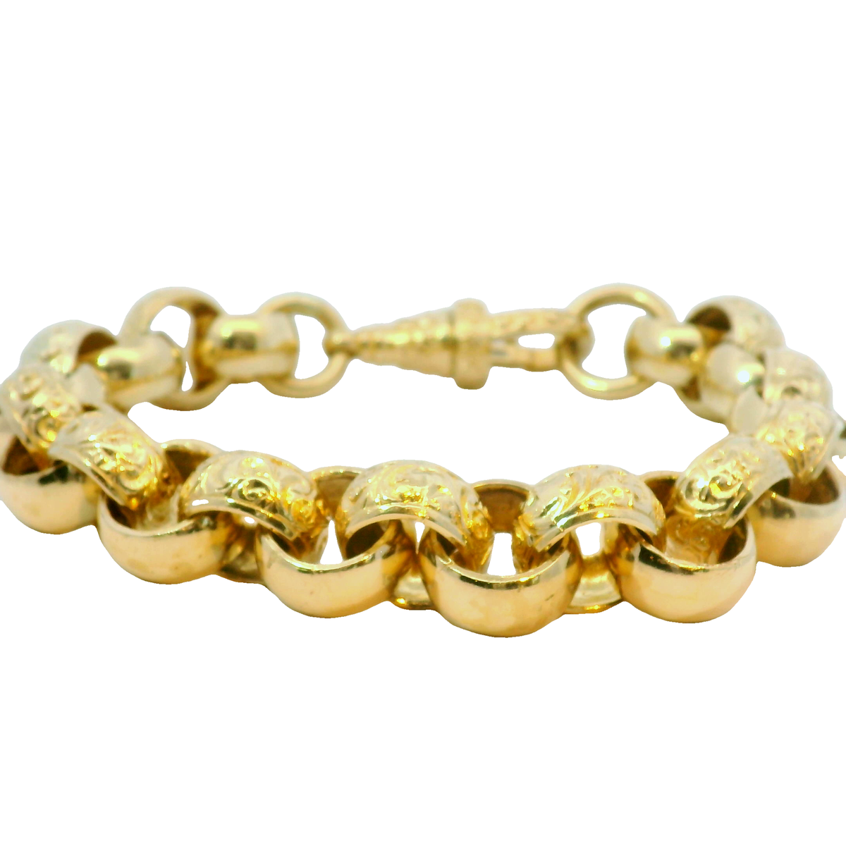 9" Pre-owned 9CT Belcher Bracelet (59.7g)
