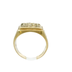 9CT Pre-owned Four Lions England Ring (Size U)