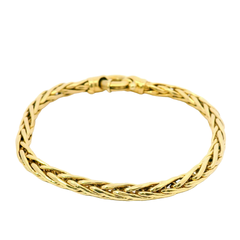7.75” Pre-owned 9CT Round Franco Bracelet (10.32g)