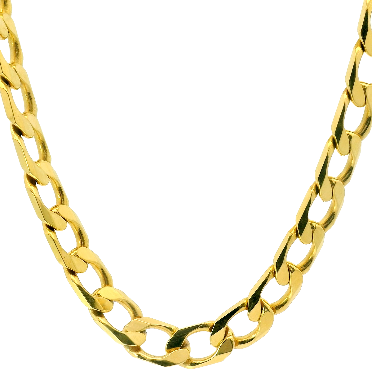 20” Pre-owned 9CT Flat Curb Chain (62.75g)