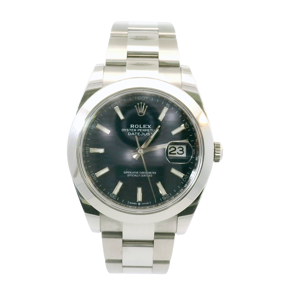 2023 Rolex Datejust 126300 41mm – Blue Motif Dial | Full Set | Gold Bank Guarantee