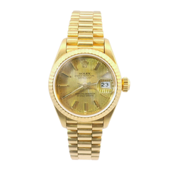 1991 Rolex Datejust President 69178 26mm – 18ct Gold | Tapestry Dial | Full Set