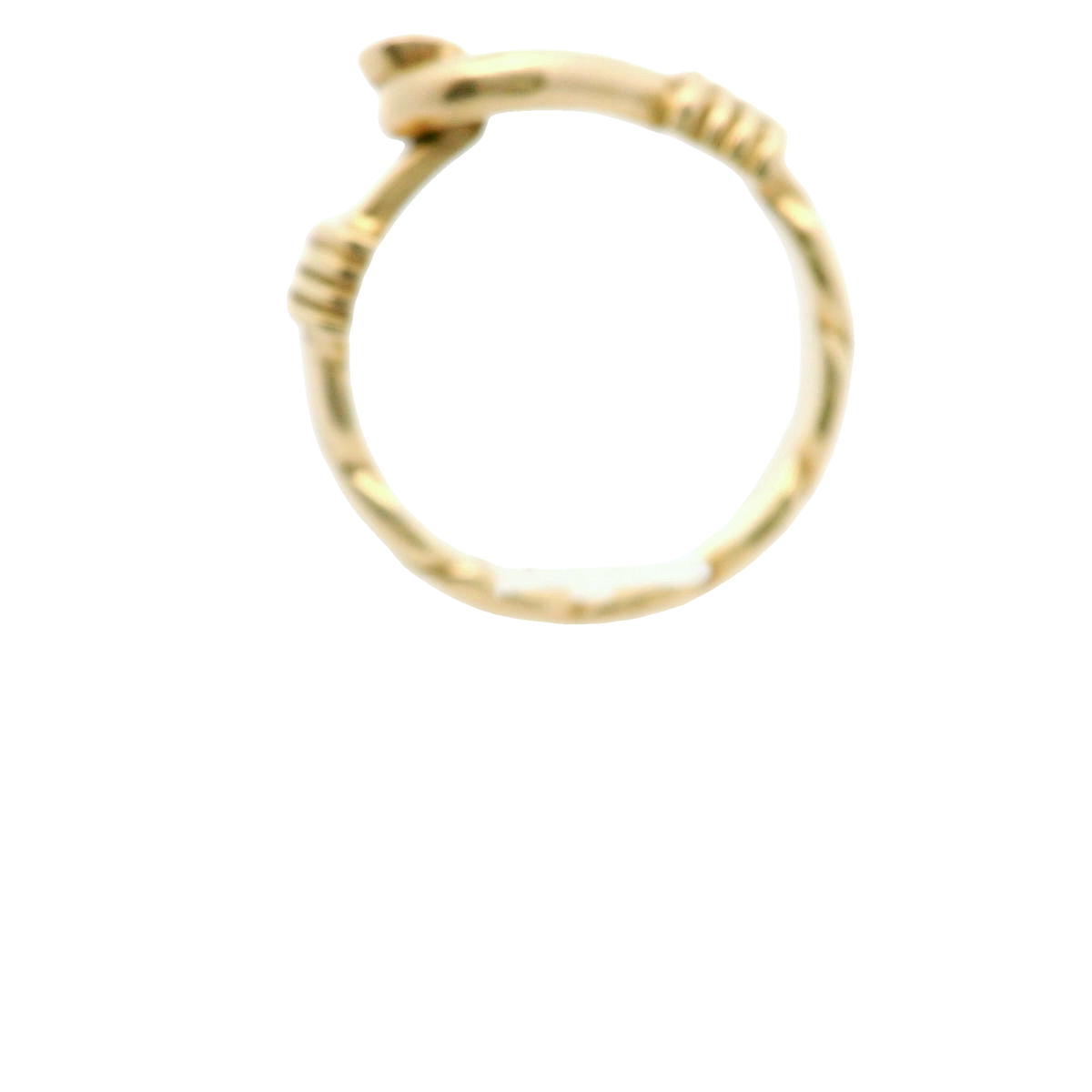 9CT Pre-owned Hook & Loop Ring (Size M)