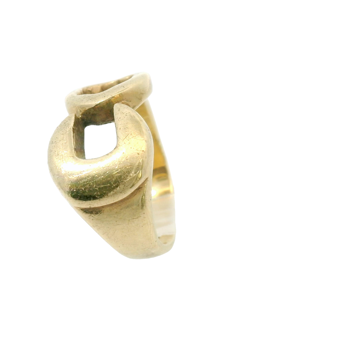 9CT Pre-owned Spanner Ring (Size P)