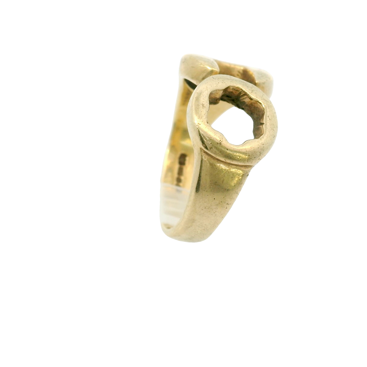 9CT Pre-owned Spanner Ring (Size P)