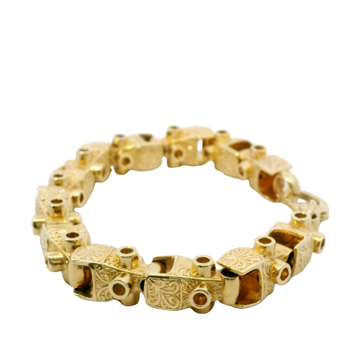 9” Pre-owned 9CT Lego Bracelet (54.5g)