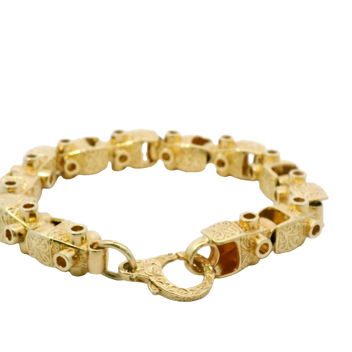 9” Pre-owned 9CT Lego Bracelet (54.5g)
